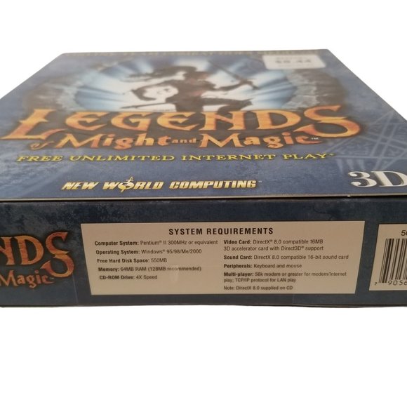 Legends of Might & Magic PC Game 3DO Video Game Big Box 2001 Medieval CD Rom - Picture 7 of 11